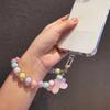 Pendant Mobile Phone Bead Chain Wrist Strap Mobile Phone Lanyard Bead Phone Charm Strap  Key Chain
