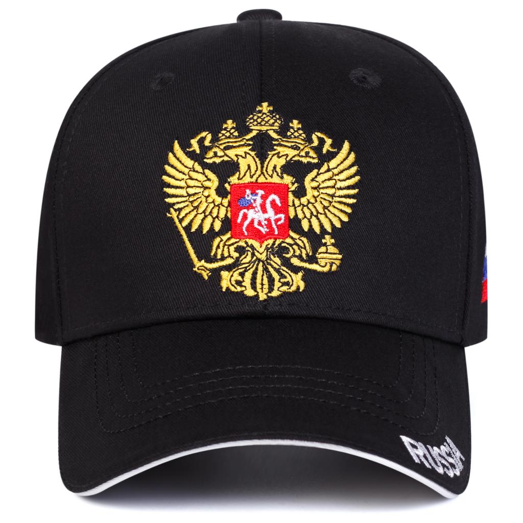 Русская Двуглавая Орел Бейсболка Уличная Хип-хоп Кепка Модная Регулируемая Хлопковая Кепка Мужская Женская Кепки