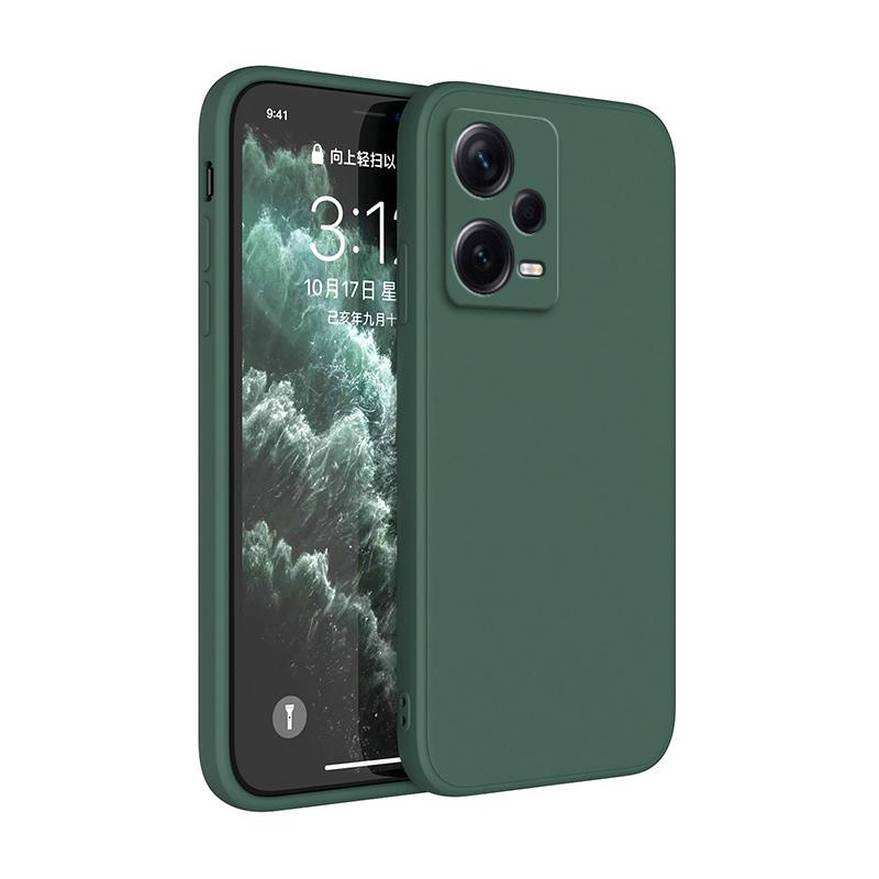 Square Matte Silicone Case for Xiaomi Redmi Note 12 5G Note 12 Pro+ Soft Fundas Redmi Note12 Pro Plus 5G Matte Basic Cover Cases