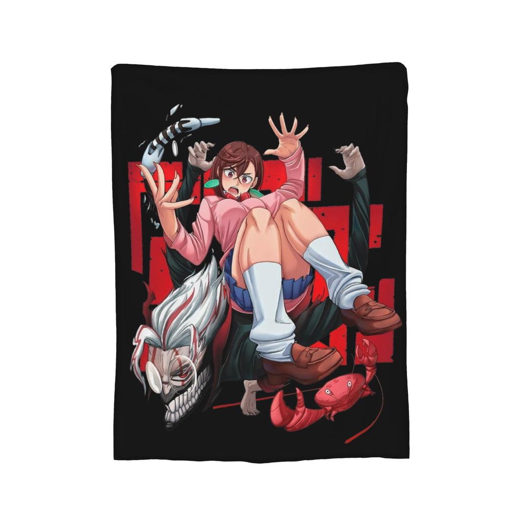 Turbo Granny Dandadan Anime Flannel Blankets Creative Throw Blanket for Bed Sofa Couch 200x150cm Plush Thin Quilt,