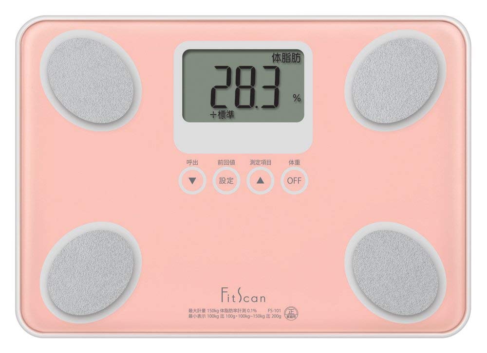 Измеритель состава тела Tanita Fit Scan FS-101-PK (розовый)