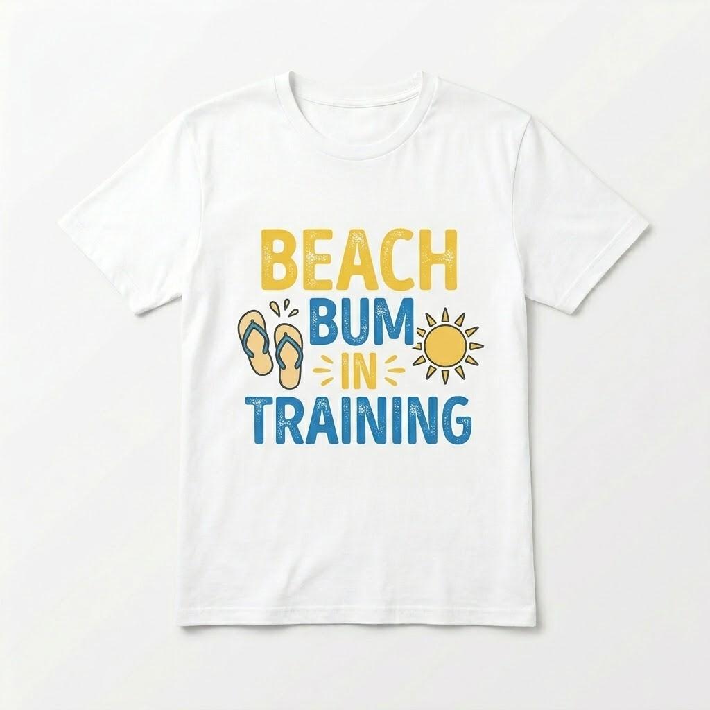 Beach Bum In Training Shirt Cute Summer Vacation T-Shirt Beach Life Tee