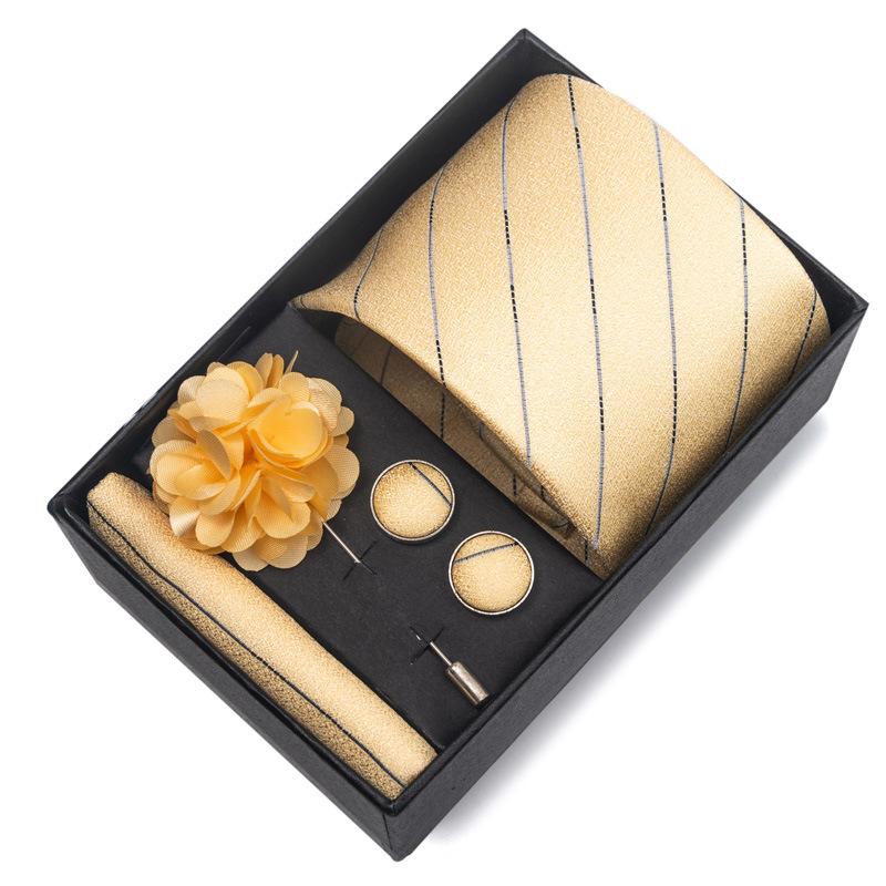 Свадебный галстук для жениха, праздничный бордовый галстук, мужской костюм, запонки, корсаж, аксессуары, комплект