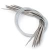 22pcs Stainless Steel Stainless Steel Needles 1.5-5mm Double Pointed Needles  Weave Knitting
