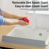 Silicone Sink Splash Guard Vegetable Washing Water Splash Protector Universal Multi-purpose Kitchen Countertop Anti-Splash Board