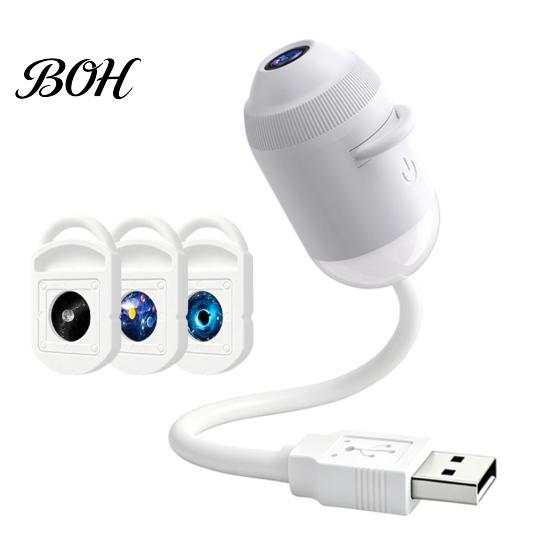 Проектор Исцеляющий Свет USB-Лампа, Звездное Небо Ночью с Четким Изображением И Регулируемым Сенсорным Управлением Яркостью, 2-в-1 Звезда для Дома Путешествий Двухв-одном