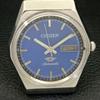 Б/у винтажные мужские часы Citizen Automatic 8200 из Японии с синим циферблатом a434819-2 R123-a434819