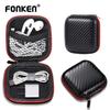 FONKEN Earphone Wire Organizer Box Mini Storage Case EVA Portable Storage Bag Box For Earphone Memory Card Cable Gadget Bag Accessories