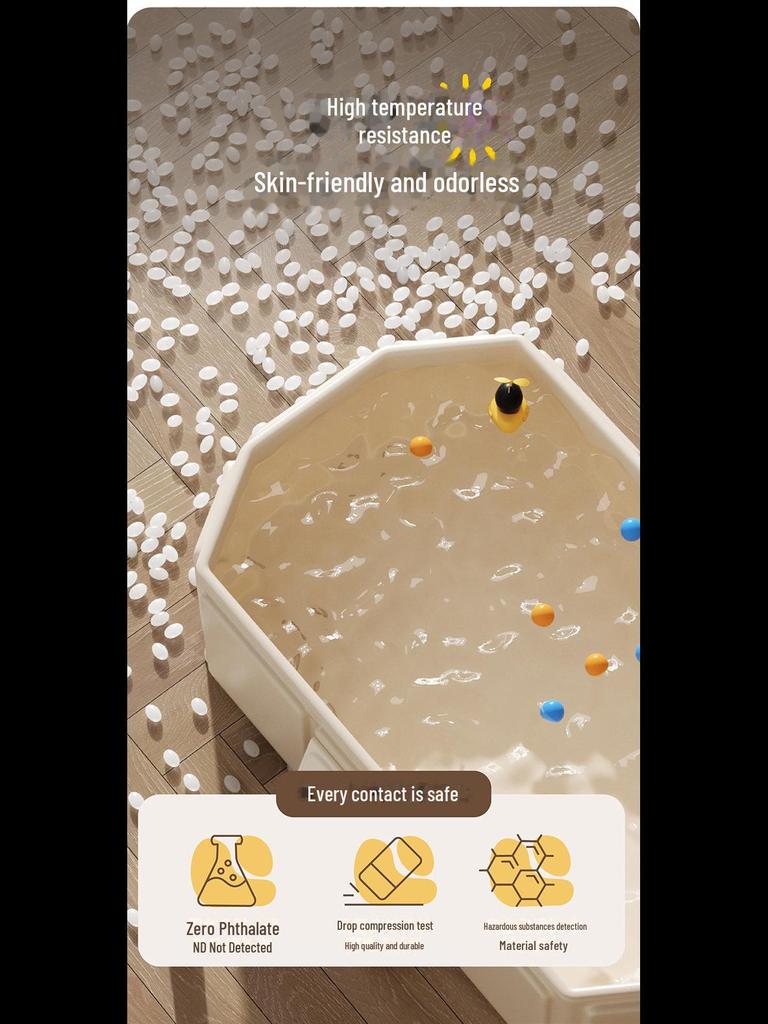 Jiashu Foldable Indoor Baby Bathtub - Thickened, Enlarged & Lengthened for Children