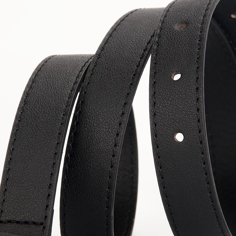 Женский ремень из ПУ кожи с пряжкой-штифтом - Простой, Универсальный, Декоративный и Идеальный для Глобального стиля