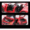 1/32 HONDA CIVIC TYPE-R Alloy Car Model Diecasts & Toy Vehicles Metal Sports Car Model Sound and Light Collection Childrens Gift