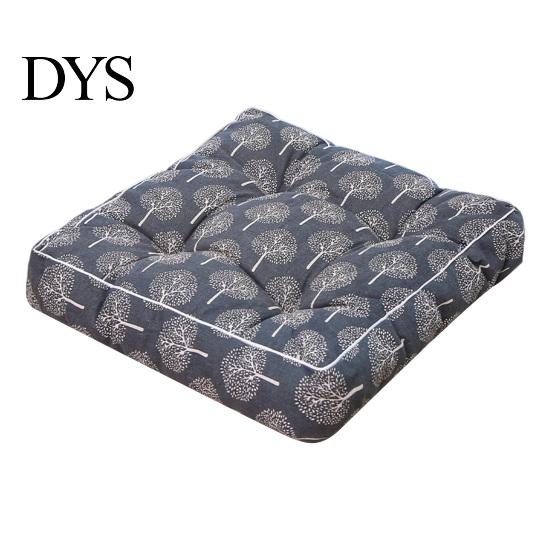 Comfortable Floor Pillow for Tatami Modern Stylish Chair Cushion, Ultra Soft Square Geometric or Cushion Kitchen Chairs Plant Prints, 15.75"x15.75"