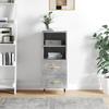 VidaXL Buffet Concrete Grey 34.5x34x90 Cm Engineered Wood 828648