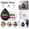 Plastic Countdown Timer Droplet Shape Cooking Timer New Digital Timer  Baking