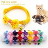 Pet Cat Collar Wave Dot Pattern Decorative Soft Texture Pet Dogs Cat Breakaway Bow