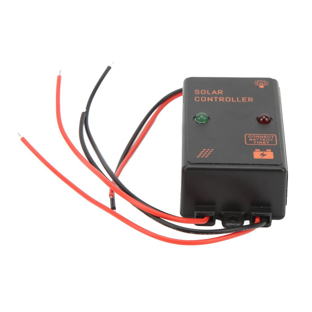 Solar Panel Controller IP67 Waterproof 24H Work PWM Charge Controller 5A 6V 12V Auto Adjustment