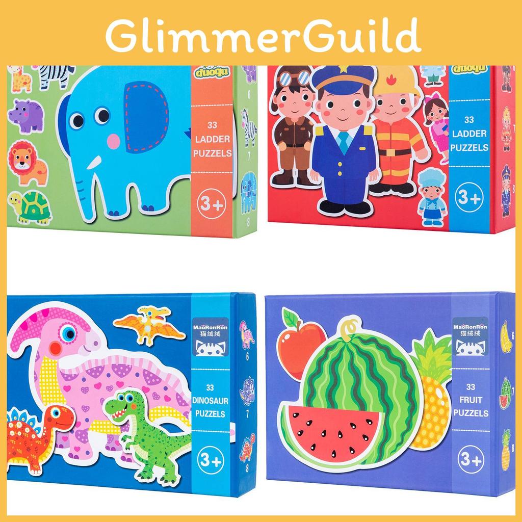 Wooden Animal Puzzle For Kids With Educational Fun And Motor Skills Development For Early Learning