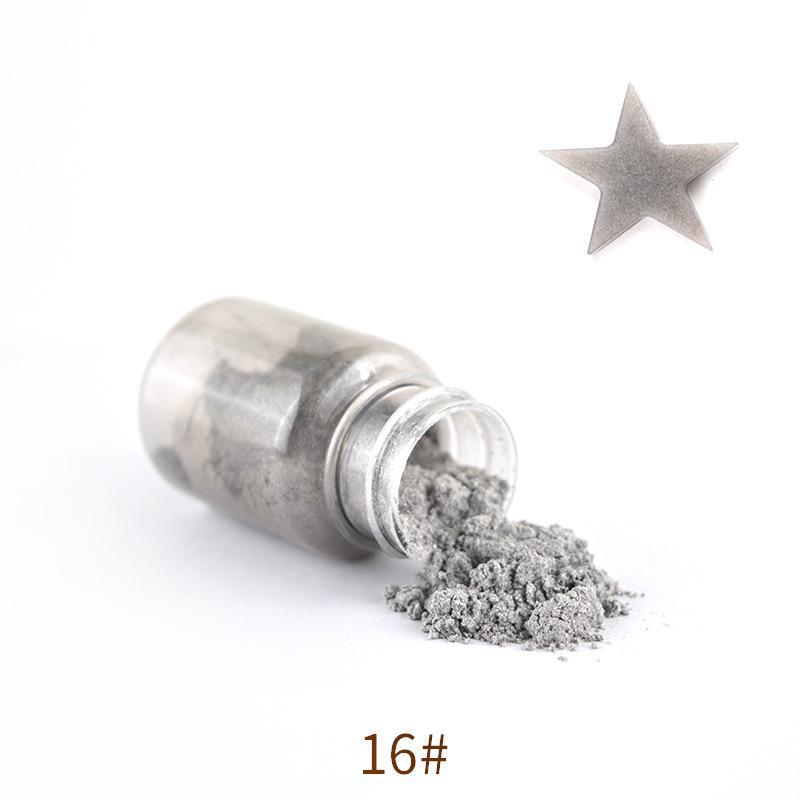 10 г жемчужной пудры с блестками и клеем для кристаллов с пигментом цвета русалки для самостоятельного изготовления.