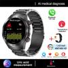 Bluetooth Call ECG+PPG New Smart Watch Mens Health Watch Heart Rate Watches IP68 Waterproof Fitness Tracker Smartwatch