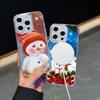 Ae110 Merry Christmas Magsafe Прозрачные чехлы для Samsung S23 S24 Ultra S20 S21 FE iPhone 16 13 15 14 Pro Max XR Магнитная беспроводная зарядка Задняя крышка