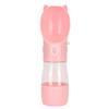 Dog Water Bottle Cartoon Leakproof Portable Puppy Water Dispenser with Treat Food Container for Pet
