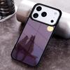 Аниме Лунный Кот Чехол для Телефона Для iPhone 17 16 15 14 13 12 11 Pro Max Plus 17Air Мягкий Силиконовый Чехол