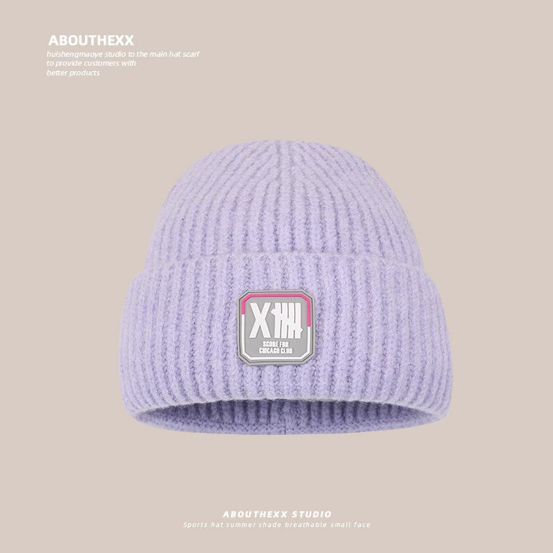 Hats for Women Warm Knitted Hats Korean Style Fashionable and Versatile Student Outdoor Cold Wool Hats Japanese Cold Hats Men