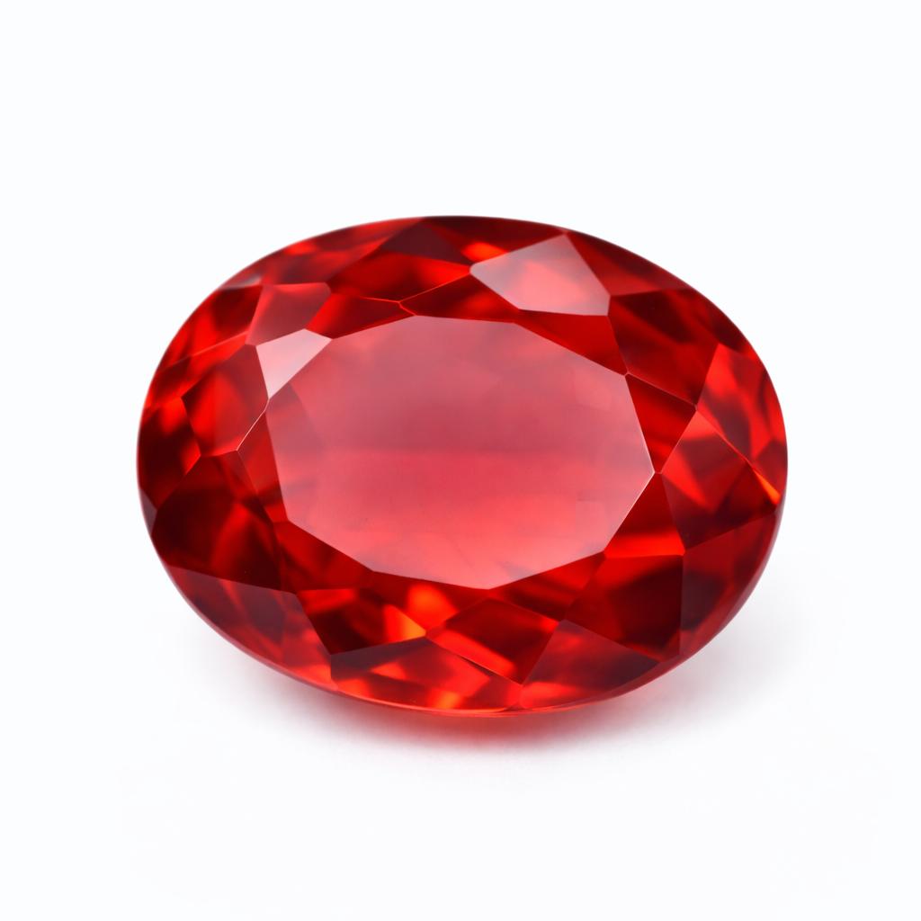 NATURAL Garnet 9 Ct Oval Shape Red Loose Gemstone For Wedding Gift