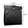 Car front seat LED waterproof magnetic adsorption garbage bin suspension car seat leather storage leak proof garbage bin 1 pcs