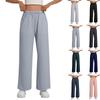 Женские спортивные брюки с широкими штанинами, свободные повседневные брюки с прямыми штанинами, спортивные брюки для джоггинга