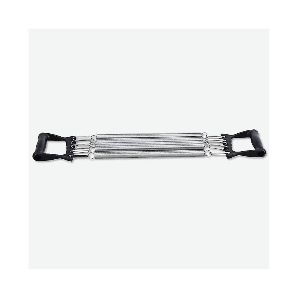 Professional Expander Black, Chest Expander with Removable Steel Springs, Chest Arm Expander 5-way Adjustable-hy