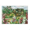 Stamped Stitch, Village Villa DIY Needlework Counted -Stitching Patterns Pre-Printed 4CT