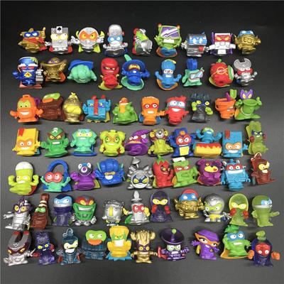 10-50 шт. Оригинальные фигурки Superzings Superthings 3 см Super Zings Мусорная коллекция Игрушки Модель для детей Подарок