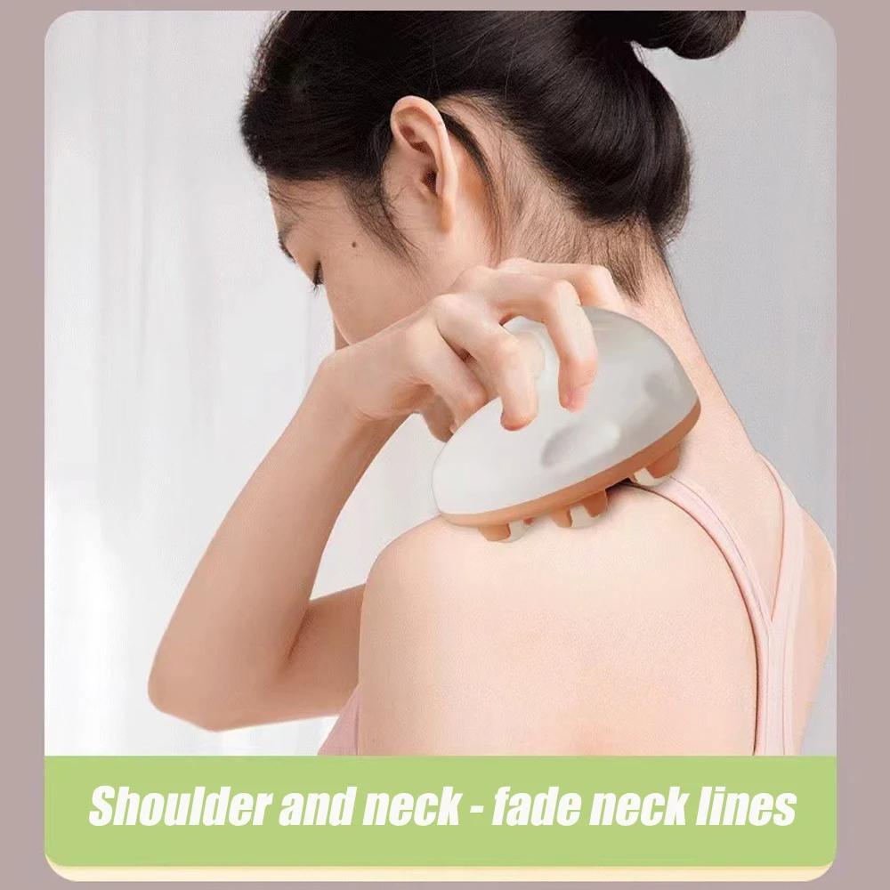 Ручной массажер с 7 шариками, металлический ролик 360 градусов, лифтинг лица, массаж против целлюлита, магнитные шарики, облегчение мышечной боли, массаж