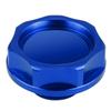 Auto Parts Filler Cap Mitsubishi-Qiilu Aluminum Alloy Cover Filler Cover Engine Fuel Tank Cap for Honda (Blue)