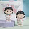 DlY Doctor Garage Kit White Doctor Nurse Model Statue Cute Nurse Baking Ornaments  Gift