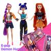 30cm K-Pop Demon Hunters Anime Kpop Girl Group Cartoon Rumi Zoey Mira Action Figures Vinyl Figurines Model Dolls Girls Xmas Gift