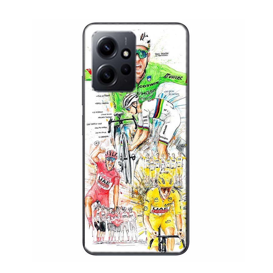 Bicycle Race Phone Case For Redmi 12 13C 12C 15C 9 10 10C Note 13 Pro Plus 14 15 Pro 9T 9C 9A TPU Soft Cover Clear Cell Cases Sh