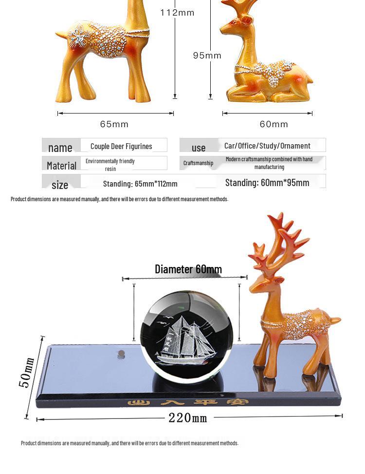 Высококачественные автомобильные украшения в виде оленей: Безопасного Пути Ароматерапия Декор Салона