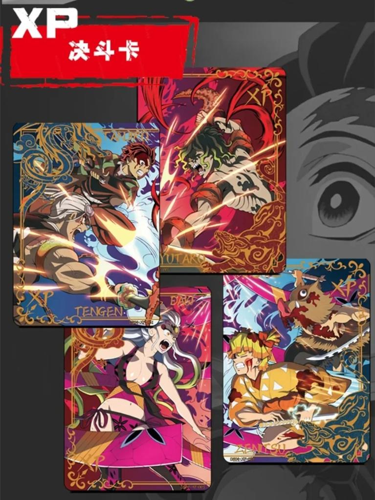 Неподдельный : Kimetsu No Yaiba Коллекционная карточка Камадо Танджиро Камадо Незуко Аниме Коллекционная карточка Настольная игра Игрушка Подарок