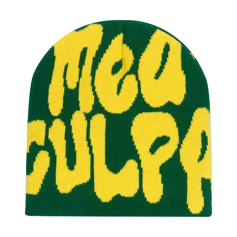 Fashion Winter Knitted Gorras Y2K Beanie Cargo Cap for Men Women Kanye Beanies Canada Hombre Top Keep Warm Hat Autumn Outdoor