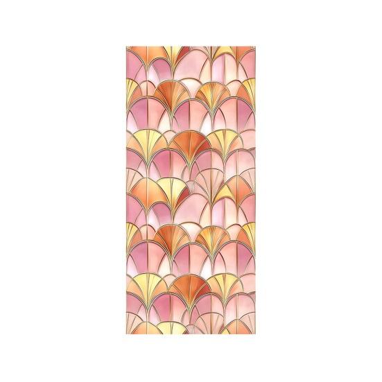 Stained Glass Rainbow Window Privacy Film Decorative Sun Blocking Glass Clings Colorful Static Coverings Decals for Home Glass Door