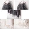 Summer Dress 2023 Shiny Star Pattern Girls Yarn Cotton Lined Princess Dress Christmas O-Neck Kids Long Sleeve Dresses