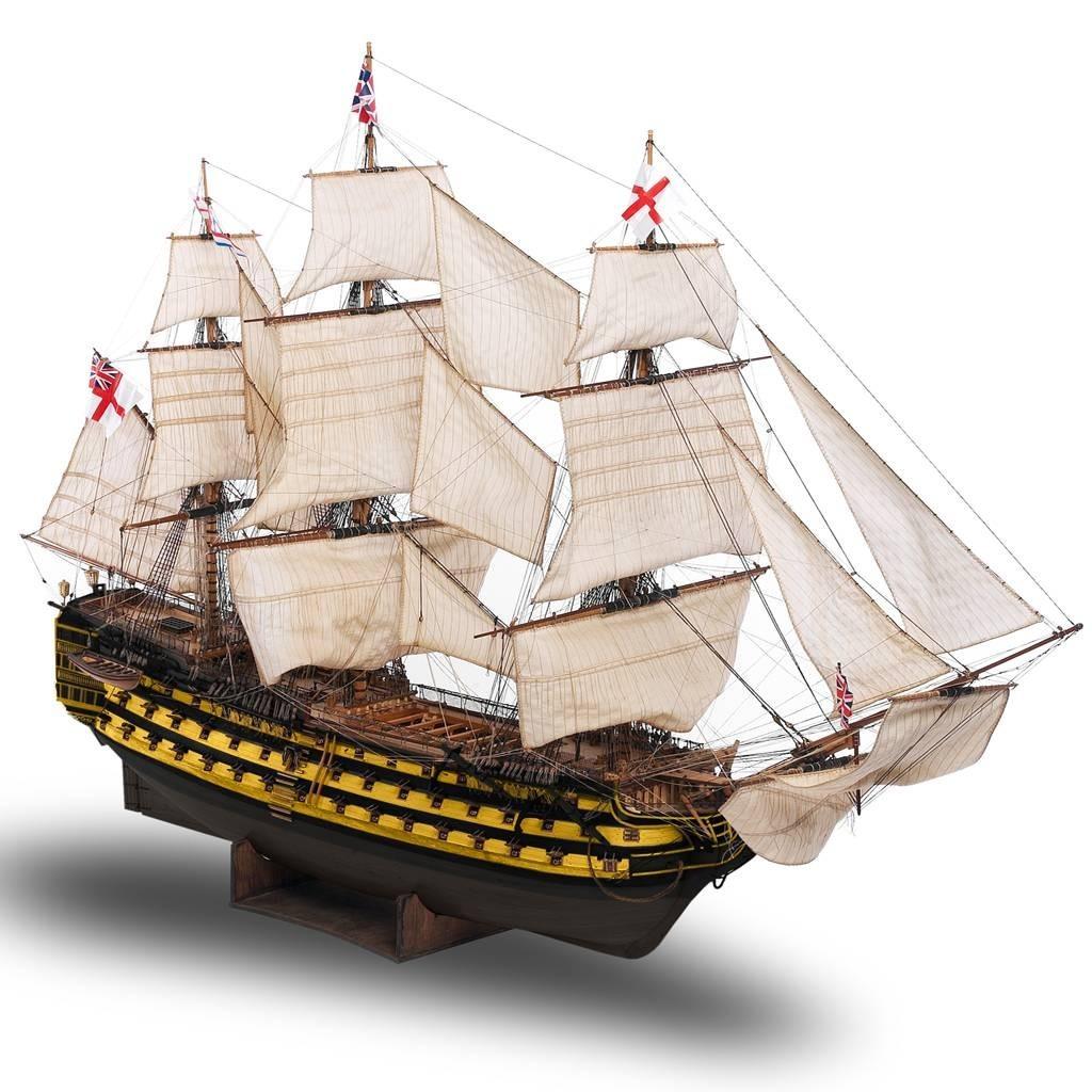 Модель парусного корабля HMS Victory Наборы моделей Простая конструкция Версия Sailbot kit Руки Практика Моделирование