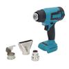 Cordless Hot Air Gun 18V Heat 2 Level Temperature 380 Celsius Maximum with Reflector Concentrator Air Spreader Nozzle
