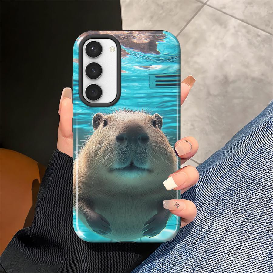 Funny CapyBara Phone Case for Samsung Galaxy S25 A16 S20 FE S25Ultra S24 Ultra A36 A56 S23 A26 S23Ultra Soft Cover Capa