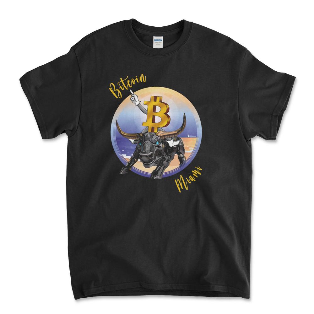 Bitcoin BTC Криптовалюта Альткоин HODL Черная футболка UPC100 Унисекс футболка