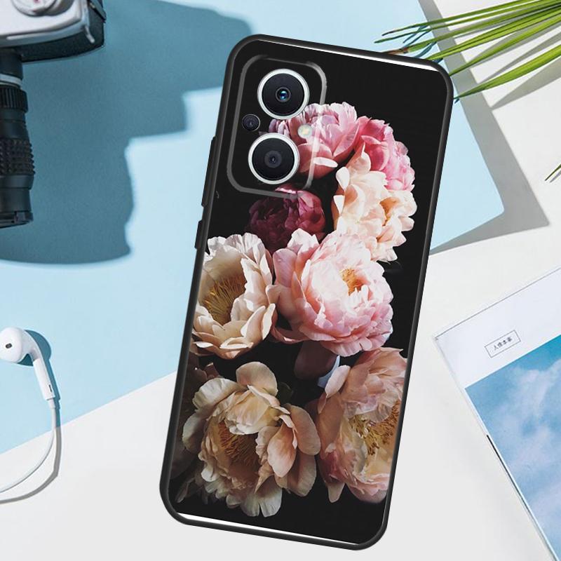 Пионы Красивый Цветочный Чехол Для OPPO Reno 12 F 13 13F 11 8T 7 8 10 Pro OPPO Find X8 X6 Pro X3 X5 Lite Чехол Funda