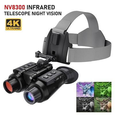 NV8300 3D очки ночного видения бинокль бинокль телескоп охотничьи очки для шлема 4K HD ночное видение устройство