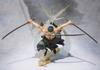 TAMASHII NATIONS Figuarts ZERO ONE PIECE Roronoa Zoro Purgatory Приблизительно 170 мм окрашенная готовая фигурка - Боевая версия. Онигири-АБС и ПВХ